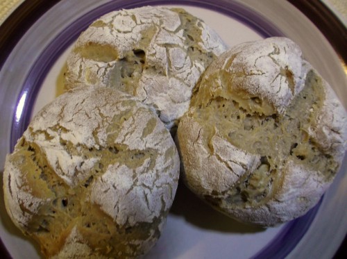 ricette bimby - pane con farina di castagne e noci